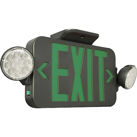 Compass LED Exit Sign / Emergency Light Combo, CCGB CCGB